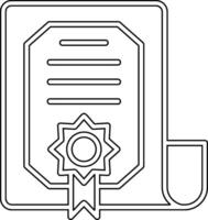 Certificate Vector Icon