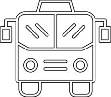 icono de vector de bus