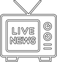 Live News Vector Icon