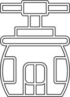 Cableway Vector Icon