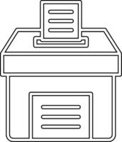 Voting Box Vector Icon