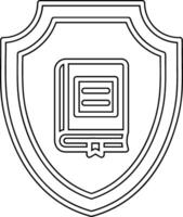 Protect Book Vector Icon