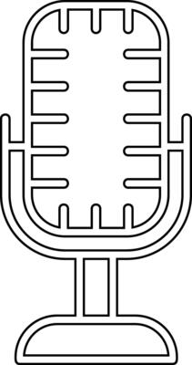 Microphone Vector Icon