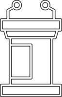 Podium Vector Icon