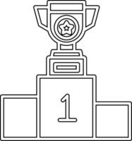 Winner Podium Vector Icon