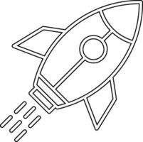 Rocket Launch Vector Icon
