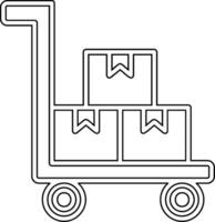 Factory Trolley Vector Icon