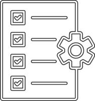 Work List Vector Icon