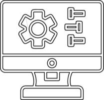 icono de vector de configuración