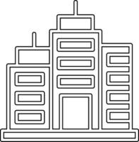 icono de vector de edificio