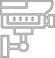 icono de vector de cámara cctv