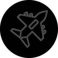 icono de vector de avión