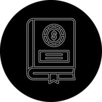 Financial Book Vector Icon