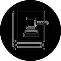 Law Book Vector Icon