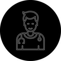 icono de vector de doctor