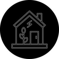 Green House Vector Icon