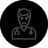 icono de vector de doctor