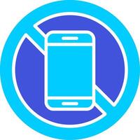 No Mobile Phone Vector Icon