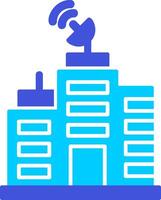 Building Network Vector Icon