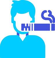 Man Smoking Vector Icon