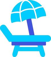 Beach Chair Vector Icon