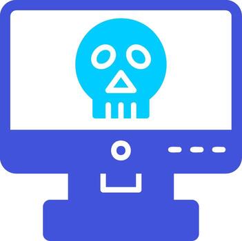 Computer Hacking Vector Icon
