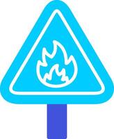 Flammable Vector Icon