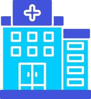 icono de vector de hospital