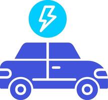 Electric Car Vector Icon