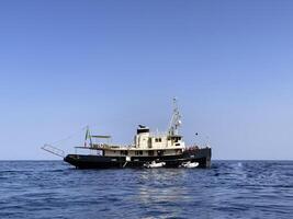 a boat in the water photo