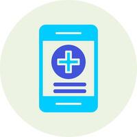 Online Health Insurance Vector Icon