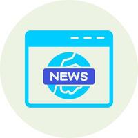 News Report Vector Icon