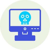 Computer Hacking Vector Icon