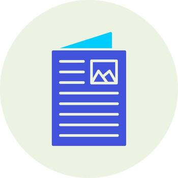 Flyer Vector Icon