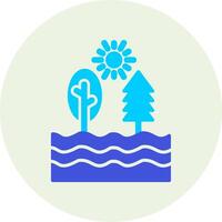 River Vector Icon