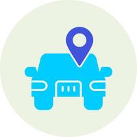 Car Location Vector Icon