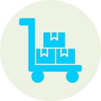 Factory Trolley Vector Icon