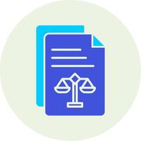 icono de vector de documento legal