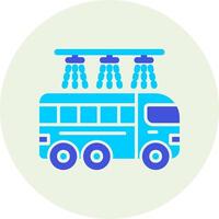 Bus Wash Vector Icon