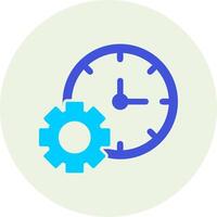 hora gerente vector icono