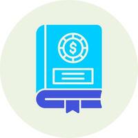 Financial Book Vector Icon