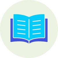 Open Book Vector Icon