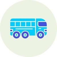 icono de vector de bus