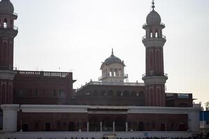 View of details of architecture inside Golden Temple - Harmandir Sahib in Amritsar, Punjab, India, Famous indian sikh landmark, Golden Temple, the main sanctuary of Sikhs in Amritsar, India photo