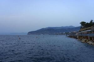 pier on the coast photo