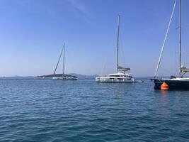 boats on the sea photo