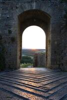 a stone archway photo