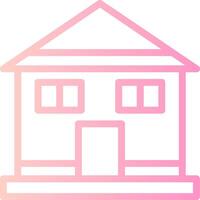 Home Linear Gradient Icon vector