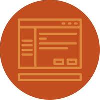 Settings Line Multi color Icon vector