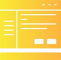 Settings Solid Multi Gradient Icon vector